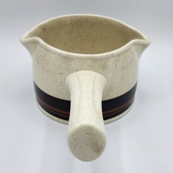 Vintage Royal Doulton Retired Bistro Pattern Ceramic Creamer Pitcher, Gravy Boat - Picture 3 of 11